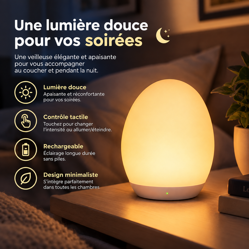 🌙 Lampe Veilleuse pour enfant